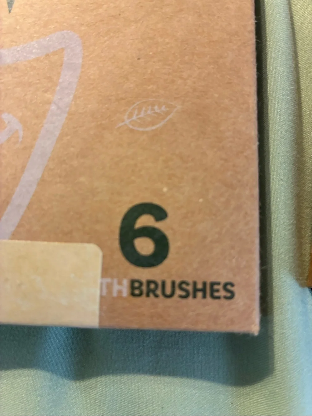 Greenzla Set of 6 Kids Bamboo Toothbrushes